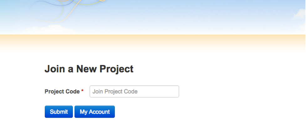 Join a Project Form